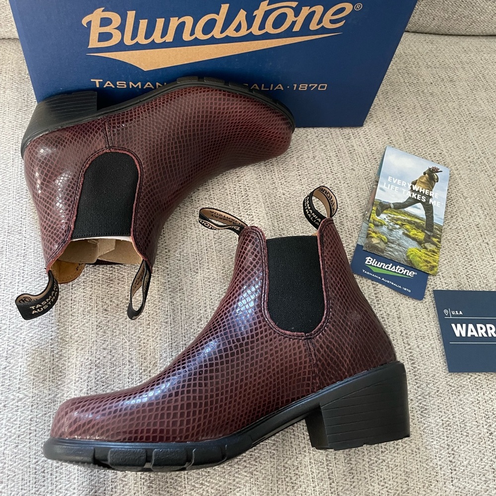 Blundstone heel series boots 2166 testa lizard
